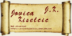 Jovica Kiselčić vizit kartica
